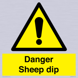 Danger Sheep dip